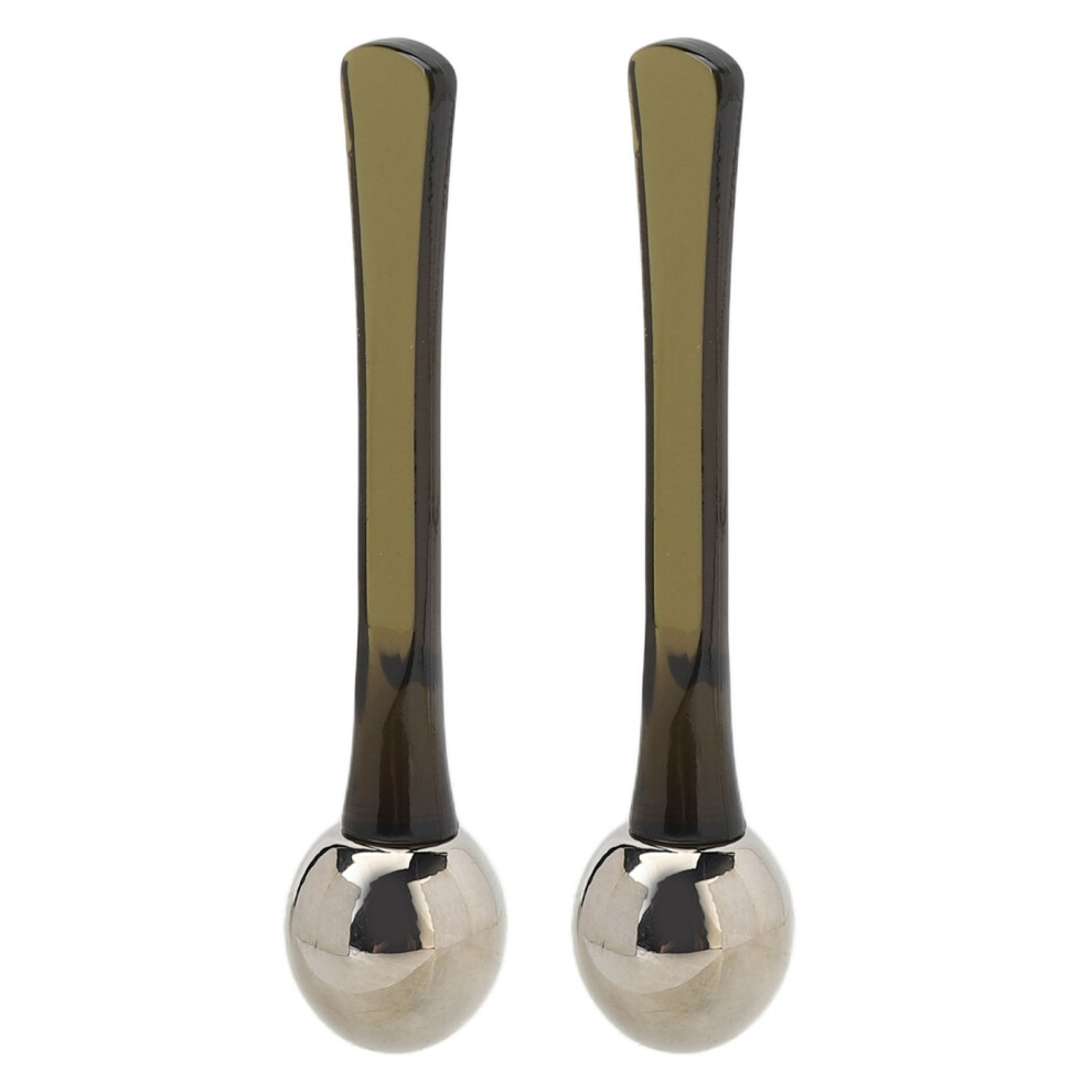 Cream 2Pcs Zinc Alloy Eye Wand Roller Ball Applicator For Eye
