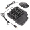 Half Hand Wired Gaming Keyboard Mouse Combo for Android/iOS, Bluetooth 5.0, USB-C 1