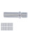 20pcs Wheel Conversion Stud 50mm Length 33mm Shank 8