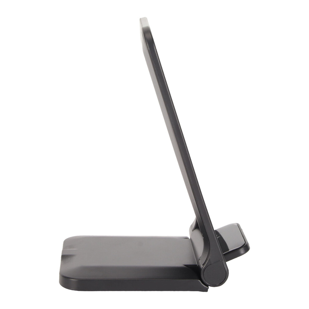 15W Foldable Wireless Charging Stand For Smartphones - Black 7651332082979