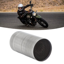 Universal Motorcycle Exhaust Noise Reducer - Stainless Steel Build