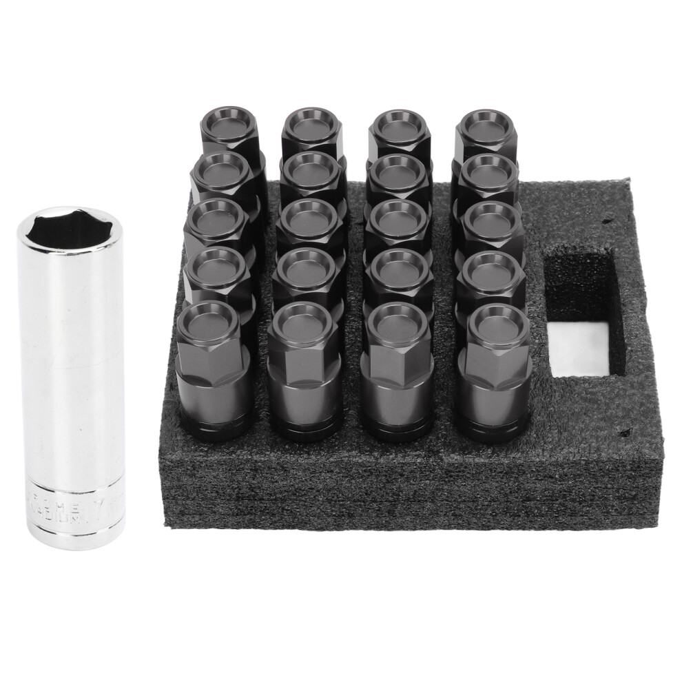 20pcs Wheel Lug Bolt Nuts with Caps M14x1.25 Cone-image-OPC-PJB82RM-NEW