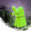 Hooded Rain Poncho 70L Backpack M/XL Orange/Green 8