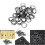 100 Pcs Brass Cloth DIY Tool Knitting Accessory 9