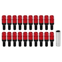 20pcs M14x1.5 Cone Seat Wheel Bolts Lug Nuts Taper