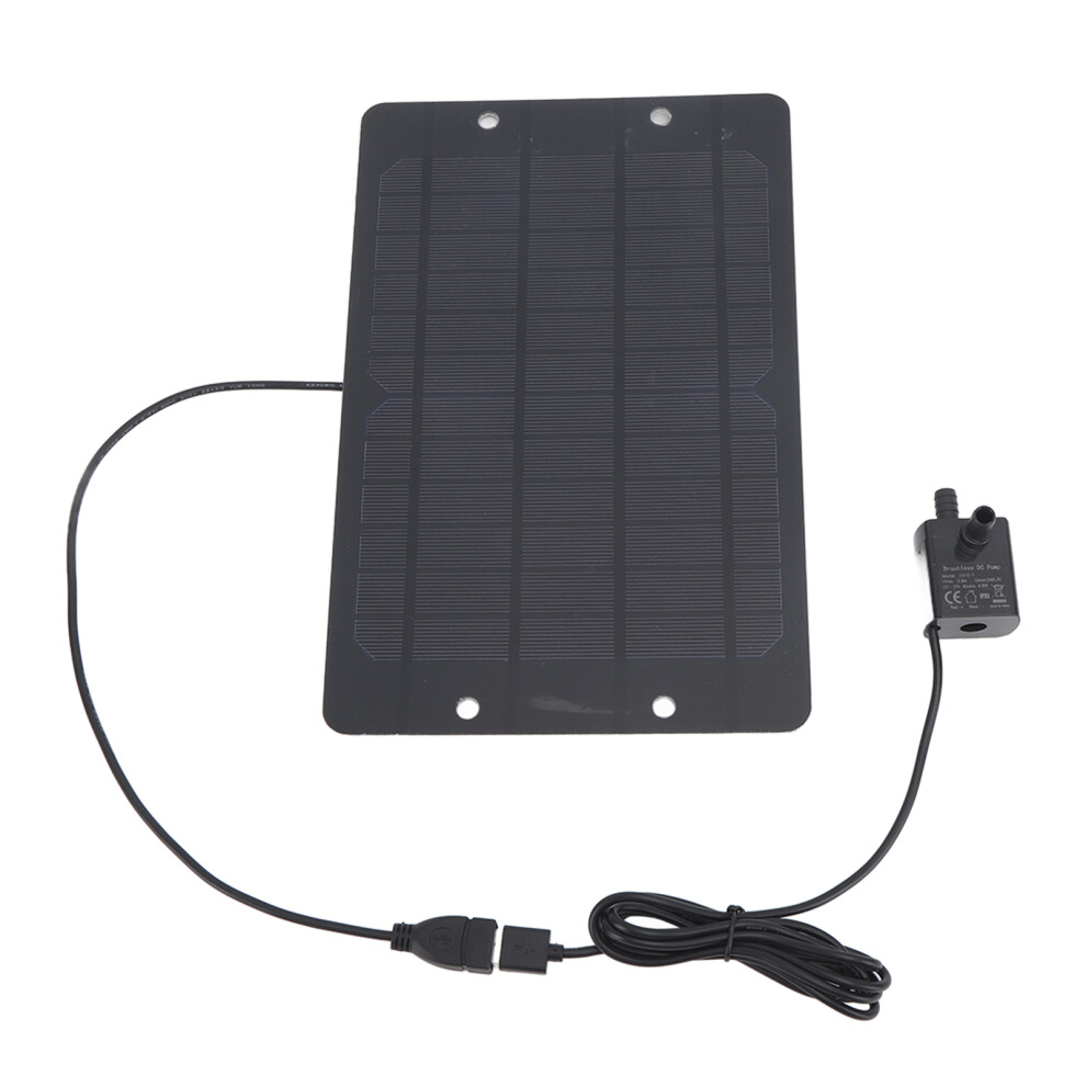 6V 10W Usb Solar Fountain Pump For Bird Bath Pool & Garden Decor 7891332089961