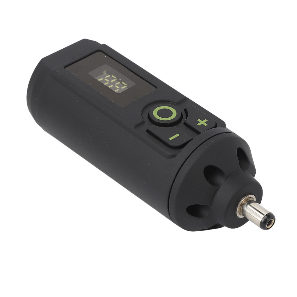 Portable Type C Wireless Tattoo Power Supply 5.5mm DC LCD Alloy for Salons