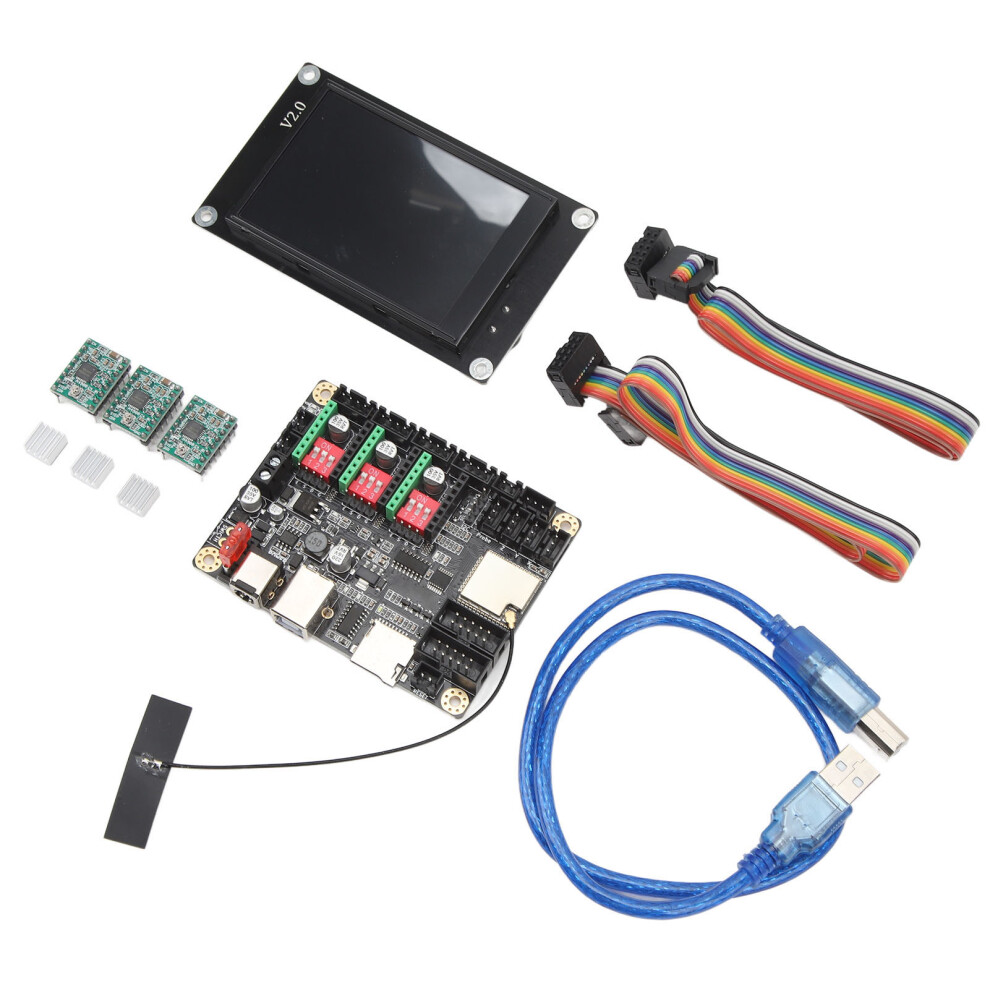 32 Bit Cnc Controller With Offline Wifi 3.5In Touch & Stepper Driver 8701332092009
