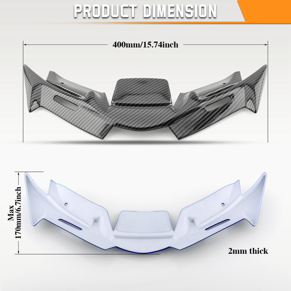 Motorcycle Front Fairing Winglets For R15 V4.0 2022+ 400*170Mm 3381332094880