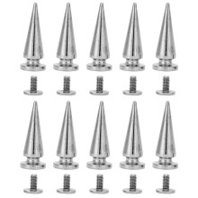 10set 10*26mm Copper Bullet Rivet Metal Stud with