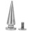 10set 10*26mm Copper Bullet Rivet Metal Stud with 7