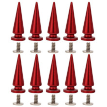 10set 10*26mm Copper Bullet Rivet Metal Stud with