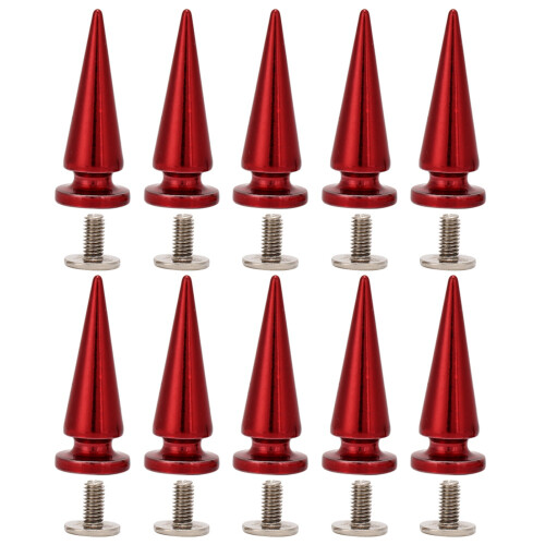 10set 10*26mm Copper Bullet Rivet Metal Stud with