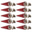 10set 10*26mm Copper Bullet Rivet Metal Stud with 3