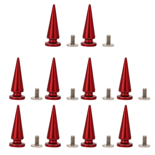 10set 10*26mm Copper Bullet Rivet Metal Stud with 1