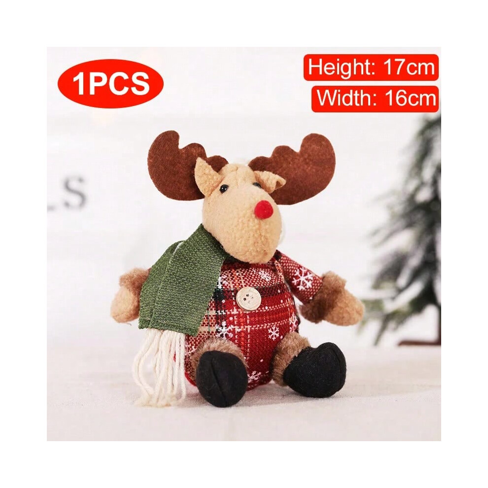 (C3) Christmas Dolls Tree Decor New Year Ornament Reindeer Snowman Santa Claus Standing Doll  Navidad Decoration Merry Christmas 2023-image-OPC-PJB86X2-NEW