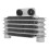 Engine Oil Cooler Radiator with Adapters Aluminum 8