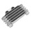 Engine Oil Cooler Radiator with Adapters Aluminum 10