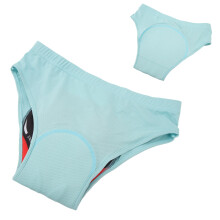 Men's Light Blue 3XL Cycling Underwear with Silicone Padded Breathable Quick Dry Shorts