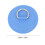 4 Stück PVC Runde D-Ring Patch für Boot, Rettungsboot, Paddleboard, Blau 2