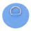 4 Stück PVC Runde D-Ring Patch für Boot, Rettungsboot, Paddleboard, Blau 13