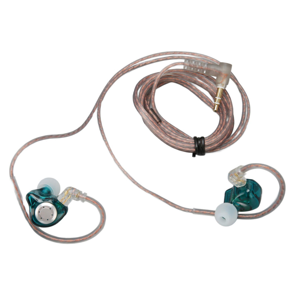 Kz Edx Pro Hifi Wired Earphones, 10Mm Driver, 16Î©, Transparent Cyan 8011332107260