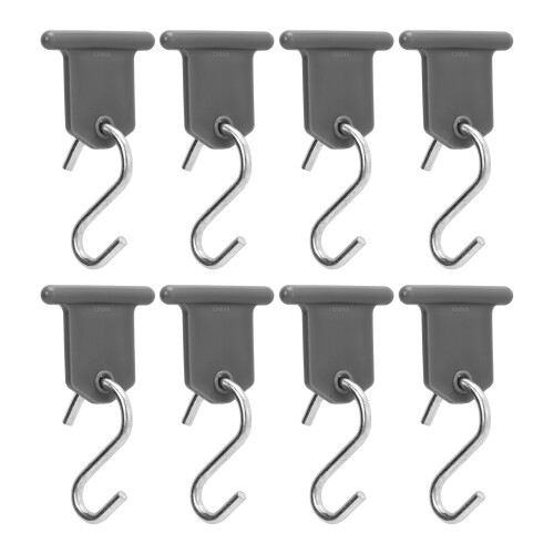 Durable 8 Pack RV Awning Hooks with ABS Holders for Outdoor Use 1