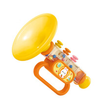 Kids Bright Color Cartoon Trumpet Toy, Multi-Functional ABS Musical Instrument