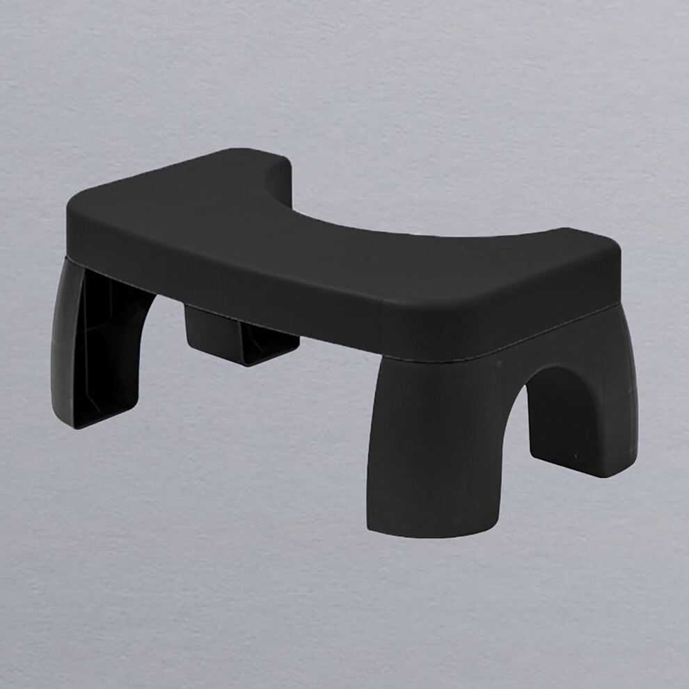 Toilet Potty Foot Stool Pp, Non-Slip, 27X17x25x42.5cm Black