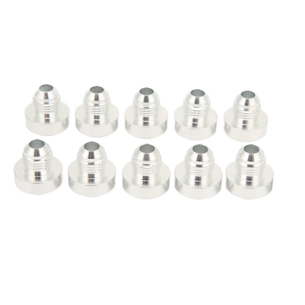 10Pcs An6 Weld On Bung Fitting 1/2In Male Thread 9121376160813