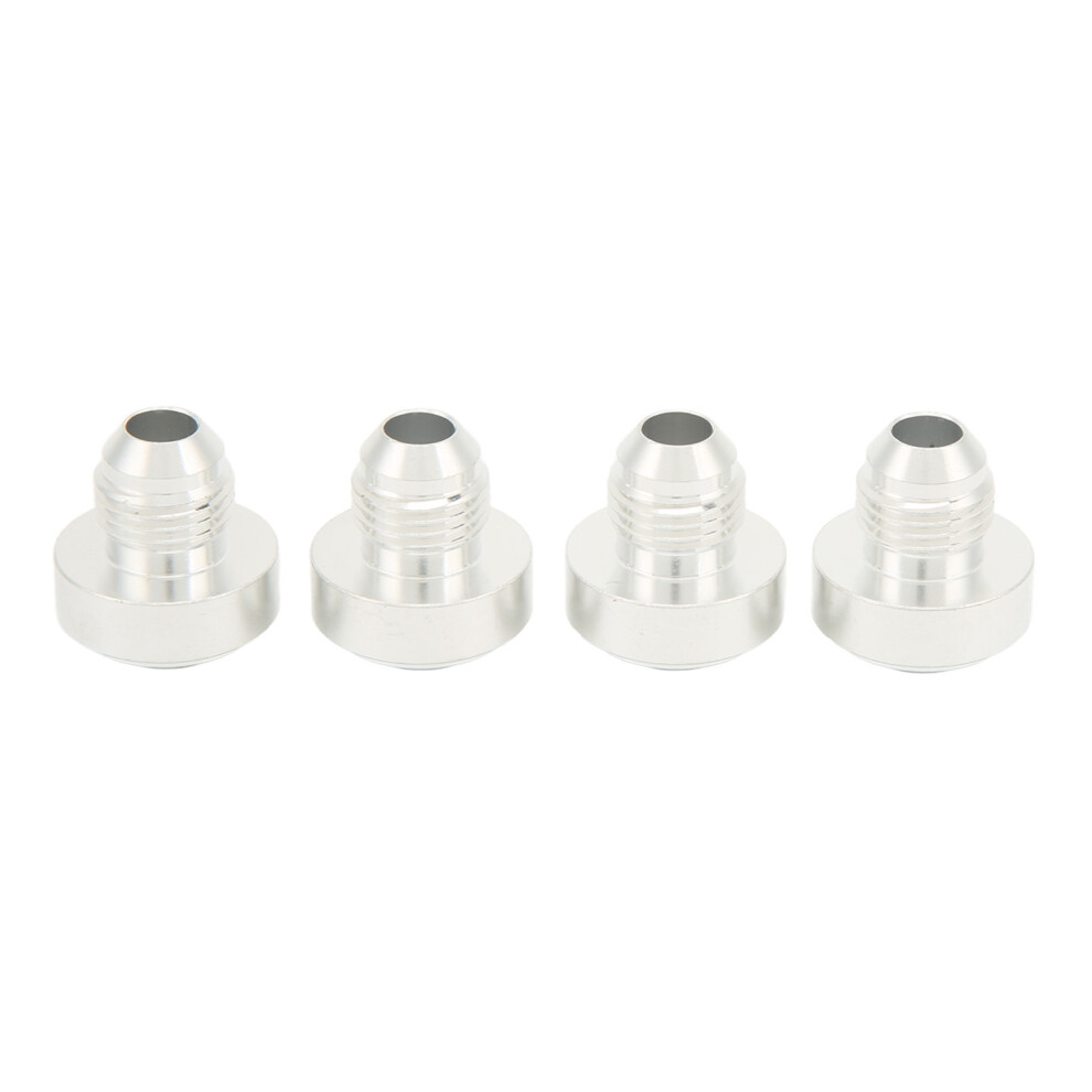 4Pcs An6 Male Billet Aluminum Alloy 9/16Â18In 9121376160882