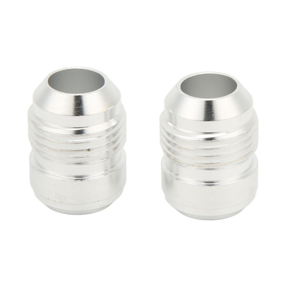 2Pcs Weld In Bung An10 Aluminium Alloy Male Billet 9121376160943