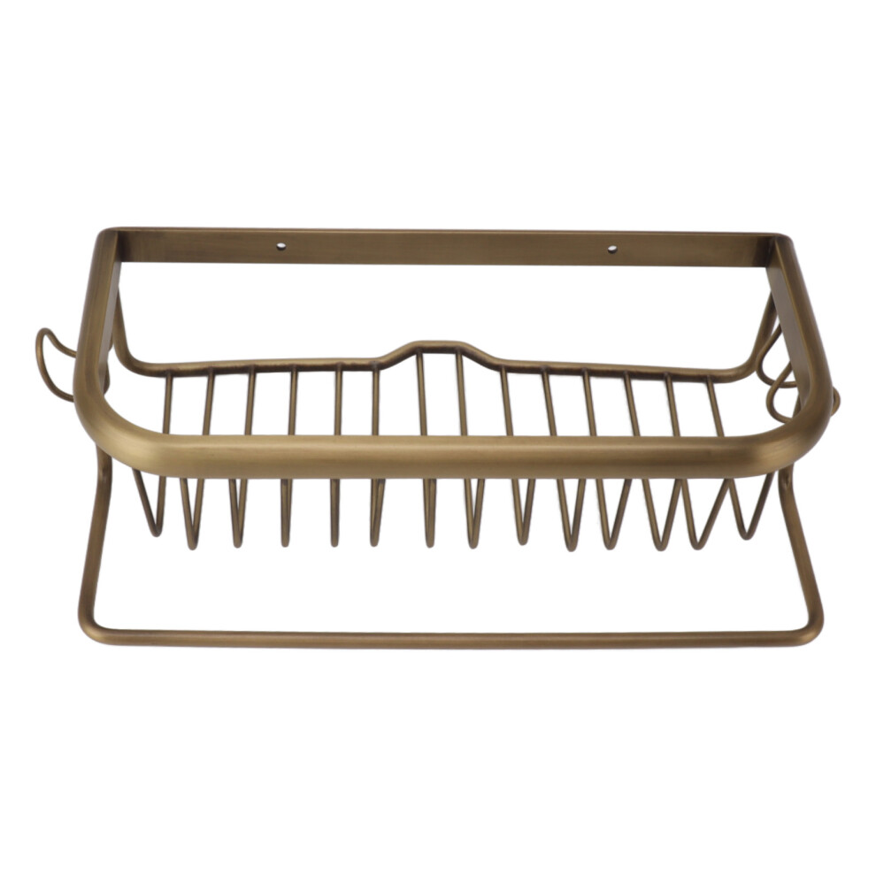 Retro Copper Shower Caddy Wall Shelf â 30x16cm Bathroom Organizer