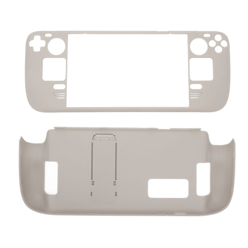 Steam Deck Kickstand Case in White - Ergonomic & Fingerprint Proof 2