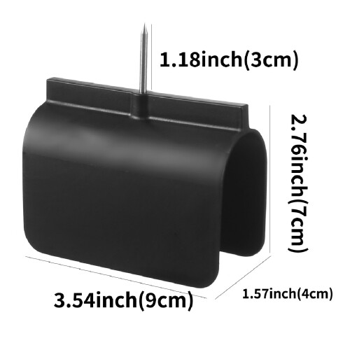 Black 5Pcs Outlet Marking Tools for Secure Wire Protection in Drywall 1
