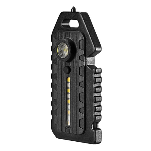 Mini LED Keychain Flashlight 400mAh Waterproof 8.6x3.9cm Black 2