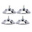 4pcs 5inch Billiard Table Leg Levelers Set 10