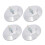 4pcs 5inch Billiard Table Leg Levelers Set 4