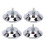 4pcs 5inch Billiard Table Leg Levelers Set 6