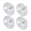 4pcs 5inch Billiard Table Leg Levelers Set 3