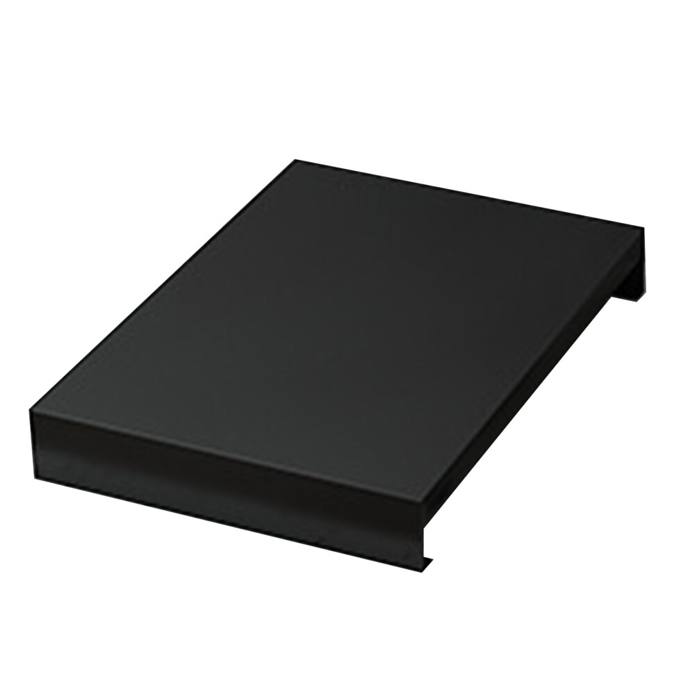 Stainless Steel Gas Stove Cover Noodle Board, 40cm x 48cm Black