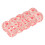 20pcs Transparent Pink-Spotted 6-Sided Plastic Dice for Board & Math Games 1