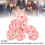 20pcs Transparent Pink-Spotted 6-Sided Plastic Dice for Board & Math Games 4