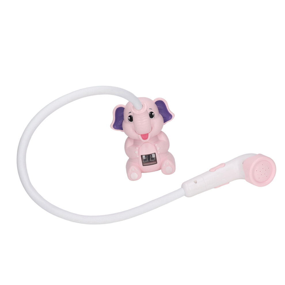 Baby Bath Shower Head with Thermometer Animal Shape IPX7 Waterproof 200mAh