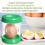 Hard Boiled Egg Peeler Hand Crank Kitchen Tool Green, 69g 3