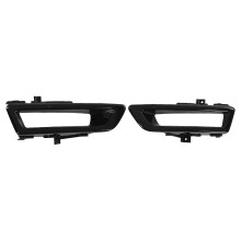 Gloss Black Fog Lamp Cover Trim for Land Rover Discovery Sport L550 2015-2019
