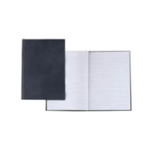 Q-Connect Feint Ruled Casebound Notebook 192 Pages A5 Dark Blue
