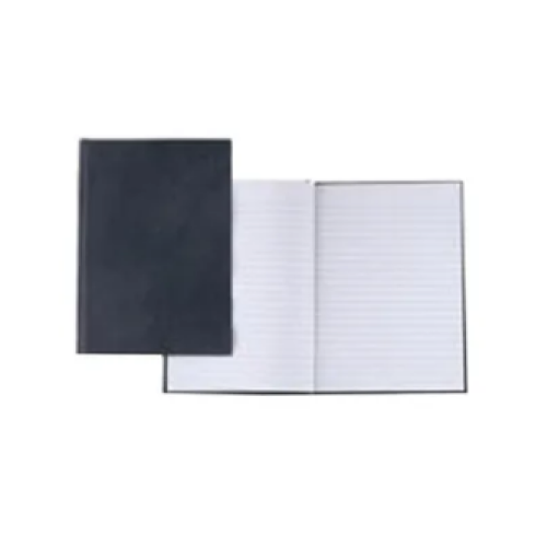 Q-Connect Feint Ruled Casebound Notebook 192 Pages A5 Dark Blue