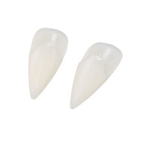 Scary Lifelike Fake Teeth Pair for Cosplay Halloween Party Costume Prop