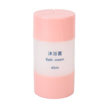 3-in-1 Reiseflasche 45ml x 3 Pink auslaufsicher
